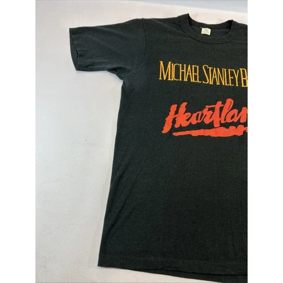 Vintage Michael Stanley Band Concert Shirt Men's Large Heartland Tour 1980 Tee - Picture 2 of 11
